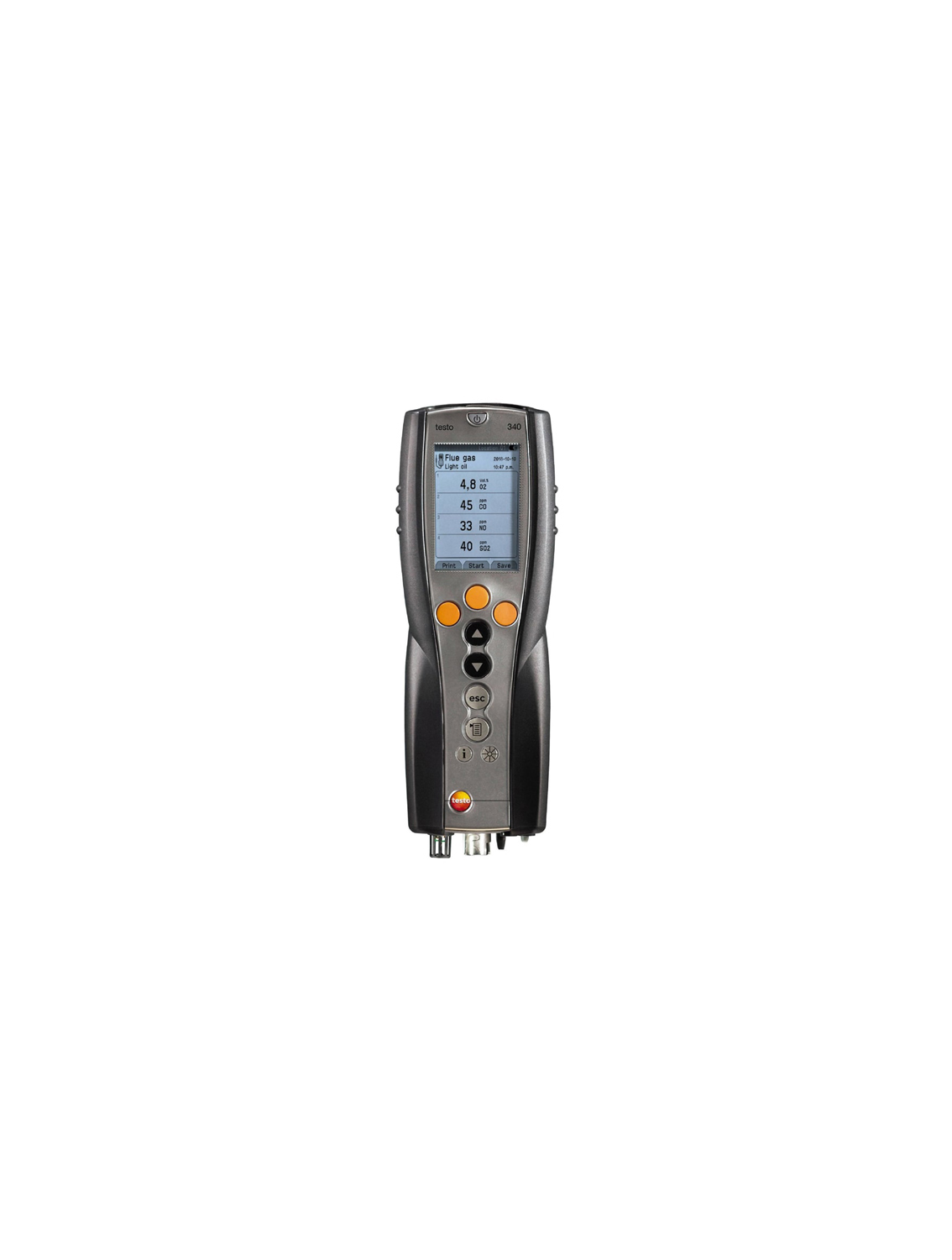 testo 340 - Flue gas analyzer for use in industry